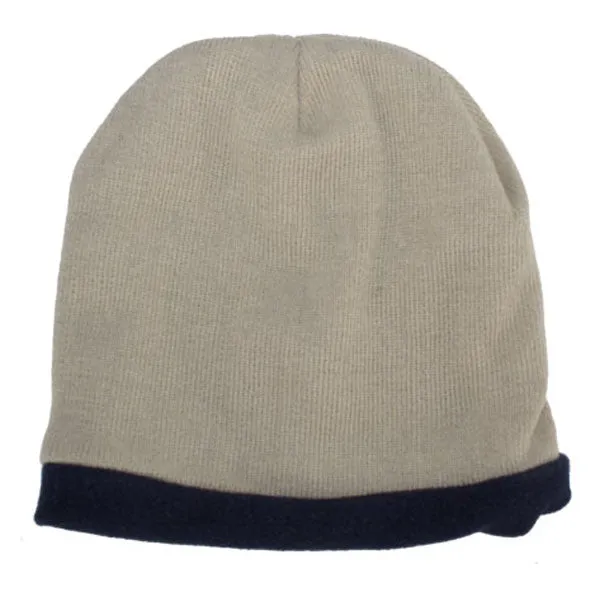 AHEAD Stone/Midnight Knit Fleece Toque