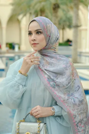 Al Qasr Satin Shawl - Terrazzo