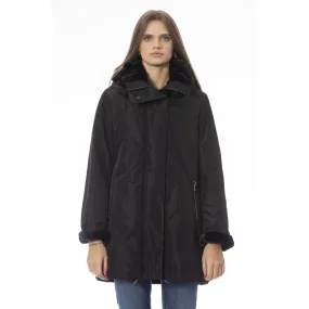 Baldinini Trend Black Polyester Women Jacket