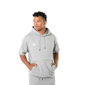 BAUER FLEECE SHORT SLEEVE HOODIE - GREY