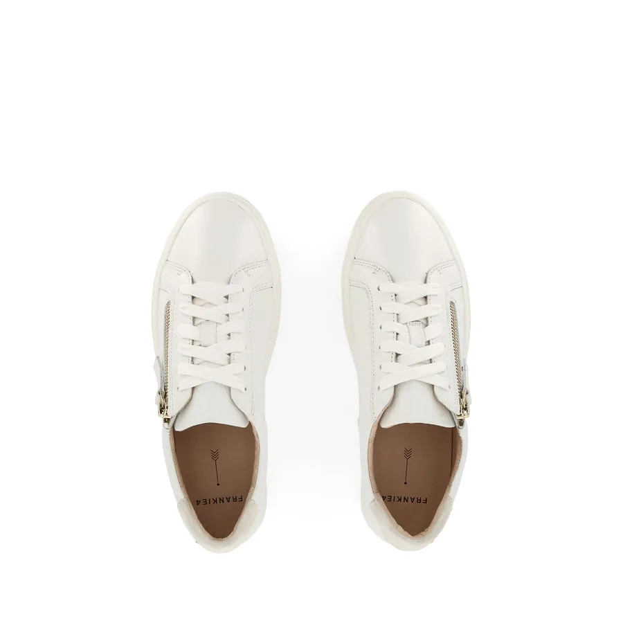 BILLIE - WHITE TUMBLED LEATHER