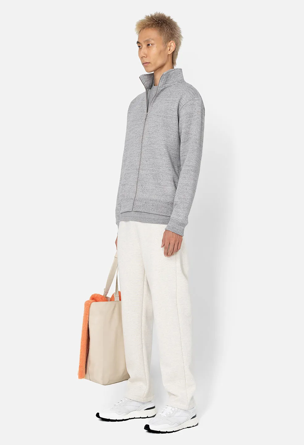 Cashmere Fleece Full-Zip / Heather Grey