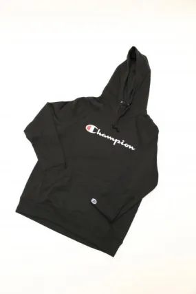 CHAMPION - Women - Powerblend Graphic Hoodie - Black