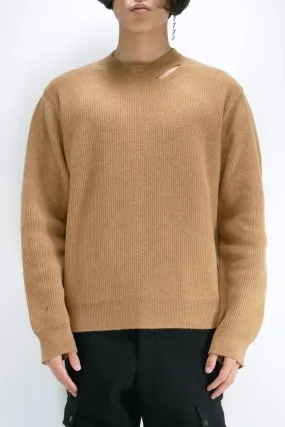 Danilo Paura Genova Wool Sweater - Camel