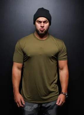 ESSENTIAL OLIVE TEE