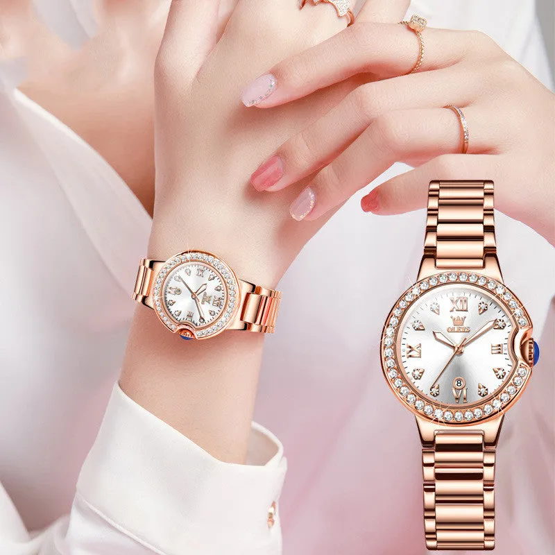 Explosions Waterproof Ladies Watch Women stainless steel