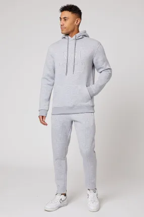 Holloway Road Fleece Tracksuit - Grey Marl