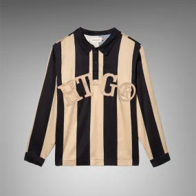 Honor The Gift C-Fall HTG Stripe Rugby L/S Black Khaki