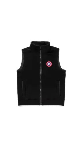 Mersey Vest Kind Fleece - Black