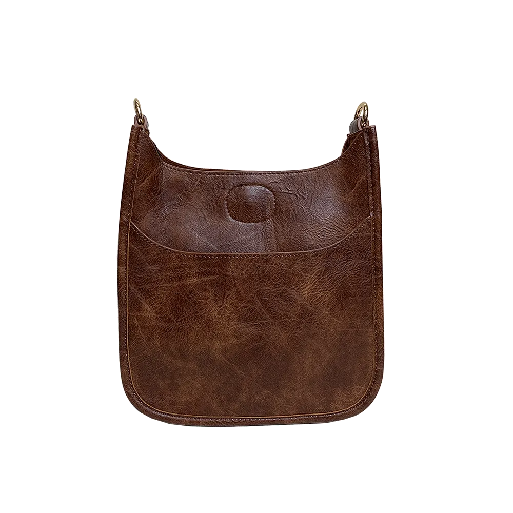 Mini Vegan Leather Messenger