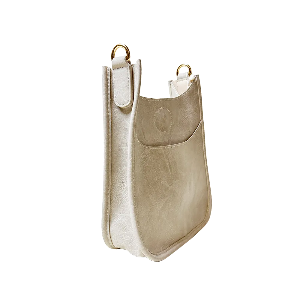 Mini Vegan Leather Messenger