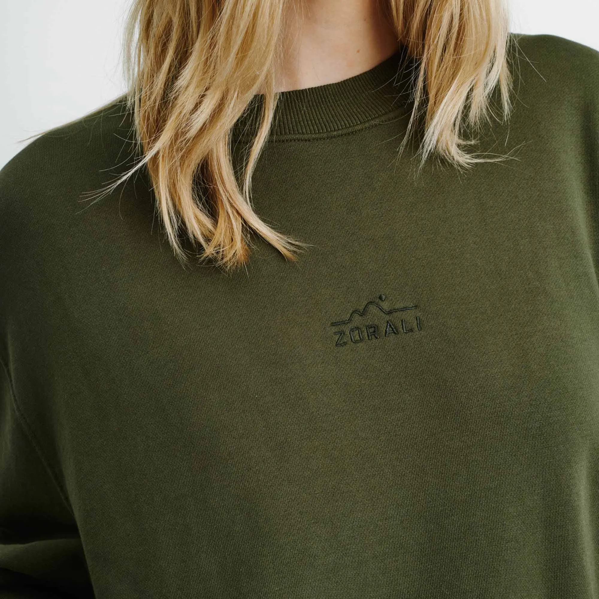 Organic Crew Olive