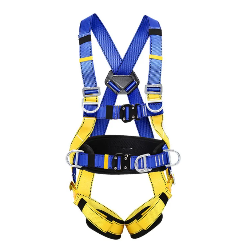 Outdoor Fall Protection Safety Harness Back Padded Climbing Gear