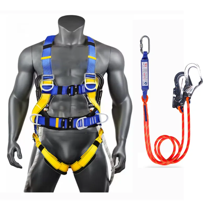 Outdoor Fall Protection Safety Harness Back Padded Climbing Gear