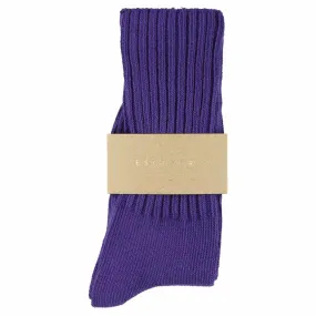 Women Crew Socks - Deep Purple