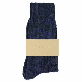 Women Melange Socks - Blue